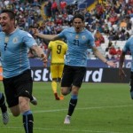 El » Cebolla» Rodríguez resuelve para la vigente campeona, Uruguay, su debut ante la rocosa Jamaica
