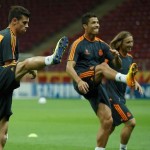 El Madrid realizó el último entrenamiento en el Ali Sami Yen