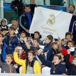 130 niños de la Fundación Real Madrid de Milán estuvieron en el entrenamiento madridista 