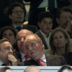 Su Majestad, el Rey, D. Juan Carlos, presidió el RM-Bayern en el Palco del Bernabeu