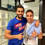Arbeloa y Carvajal vieron juntos el partido de liga ante el Almería