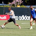 El AncelottiTeam afronta su cuarto día de entrenamientos en UCLA. El domingo debutará en la World Challenge el Inter de Milán