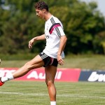 Cristiano Ronaldo se entrenó en solitario en el Michigan University
