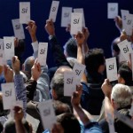 El presidente Florentino y su Junta Directiva golean en la Asamble Ordinaria 2014/15. Aprobados con rotunda mayoría todos los puntos tratados en dicha Asamblea.