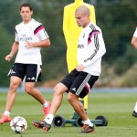 Pepe regresó al grupo en la primera sesión de entrenamientos para ver el choque ante el Ludogorets