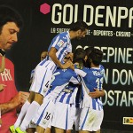 El Lega firma la primera victoria en su nueva andadura en segunda con hat trick Borja Lázaro (3-1)