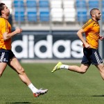 Cristiano Ronaldo y Bale regresaron al grupo en la previa del Bilbao