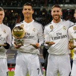 Cristiano Ronaldo ofreció su segundo Balón de Oro consecutivo al Bernabeu