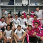 El Real Madrid se fotografió en el vestuario tras ganar al Getafe