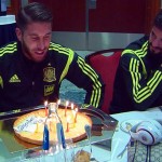 Ramos celebra su cumpleaños con la Roja