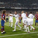 Doce años del pasillo del Barcelona al Real Madrid en el Santiago Bernabéu
