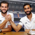 Nacho y Arbeloa firmaron a los aficionados en Bilbao
