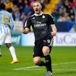 Benzema suma 8 goles ante el Málaga