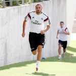 Benzema no entrena con sus compañeros