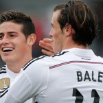 James y Bale, ambos con 13 goles, los centrocampistas más goleadores de la liga española