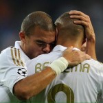 Cariñosa felicitación de Benzema a Pepe