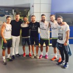 Illarra se despide de sus ya ex compañeros en el Real Madrid