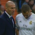 Benzema se retiró tras un fortuito golpe con James