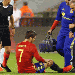 Álvaro Morata estará un mes de baja debido a una lesión de II grado