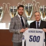 Ramos cumple 500 partidos vistiendo la camiseta blanca