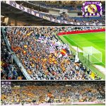 El Santiago Bernabéu volvió a llenarse de banderas de España, justo un mes después del España vs Italia