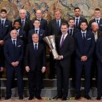 El Rey Felipe VI recibió a los campeones de Europa de baloncesto, al LASOTEAM-REALMADRID