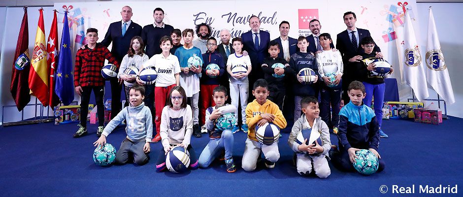 La Fundación Real Madrid presentó la campaña 'En Navidad, ningún niño sin  regalo' - madridistaReal