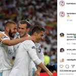Benzema rememora la “BBC” en Instagram