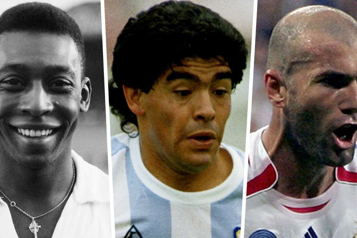 Maradona, Pele y Zidane, los tres grandes de la historia que ganaron  prácticamente sólos un Mundial. - Tribuna Madridista