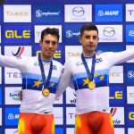 Sebastián Mora-Albert Torres, campeones de Europa en Madison. Tercera medalla para España el ciclismo en pista español en el europeo.