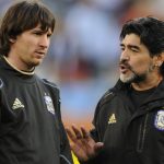 Messi se despide de Maradona:» Nos deja pero no se va»