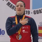 Laura Palacio, medalla de Bronce en -68 kilos. Primera medalla de la vigente campeona de Europa en 2021.