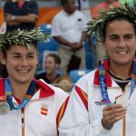 86ª MEDALLA (Atenas 2004). Plata en Tenis dobles femenino.  LA TERCERA DE CONCHITA Y LA PRIMERA DE VIVI