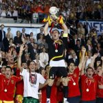 España ha disputado 10 fases finales de Eurocopa ganando 3 y siendo 1 vez finalista.