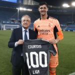 Courtois llega a los 100 partidos en Liga como jugador del Real Madrid