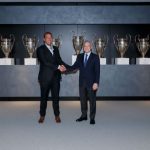 El presidente del Club Atlético Peñarol visita la Ciudad Real Madrid