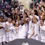 Las 12 Supercopas de España del Real Madrid.
