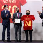 Homenaje a Paco Gento de la Asociación Española de Futbolistas Internacionales