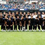 El Juvenil A ofreció la Copa del Rey al público del Santiago Bernabéu