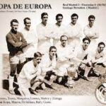 II Copa de Europa (1956-57), victoria final en el Bernabéu ante la Fiorentina (2-0).