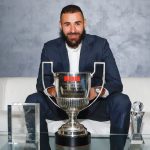 Benzema recibe el Trofeo Pichichi
