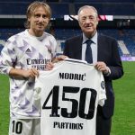 Modric cumple 450 partidos con el Real Madrid