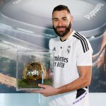 Benzema recibe el Premio European Golden Boy 2022 al mejor jugador del año