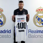 Tavares alcanza los 400 partidos con el Real Madrid