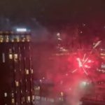 Los fuegos artificiales perturban el descanso del Real Madrid en Liverpool
