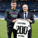 Valverde cumple 200 partidos con el Real Madrid
