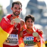 ¡DOBLETE DE ORO!, parte 2. Los marchadores María Pérez y Álvaro Martín repiten Oro, ahora en 35 km. El atletismo español firma 4 Oros en el mundial de Budapest 2023.