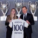 Athenea cumple 100 partidos con el Real Madrid