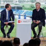 Ancelotti, invitado en el inicio del curso 2023/2024 de la Escuela Universitaria Real Madrid Universidad Europea