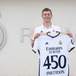 Kroos cumple 450 partidos con el Real Madrid